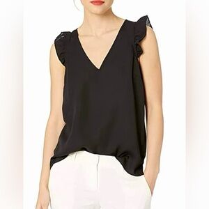 J.Crew Sheer Ruffle Sleeve Blouse
Size: 0